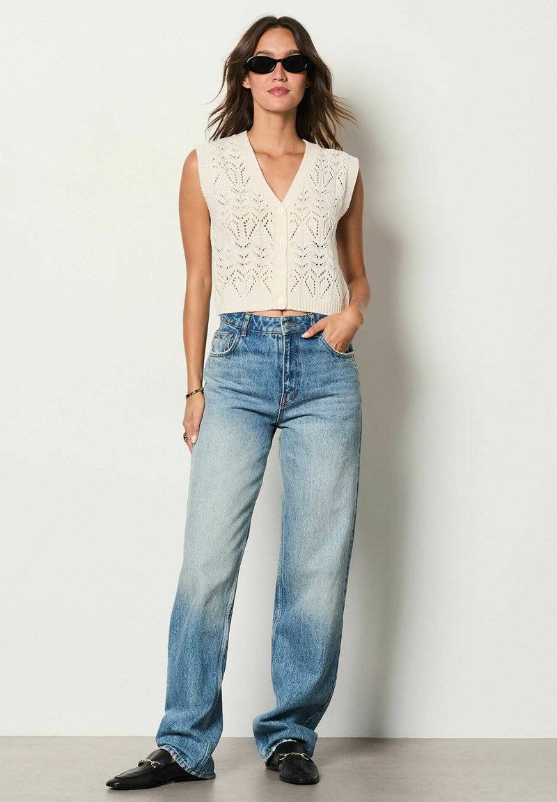 Etam Etam FOLIO - Waistcoat - ecru Kauf eins, bekomm eins gratis