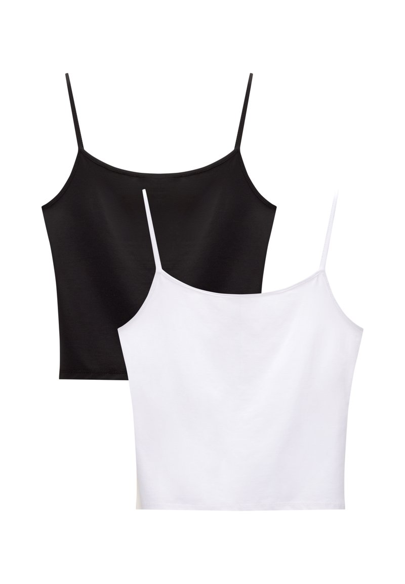 PULL&BEAR PULL&BEAR STRAPPY PACK OF 2 - Top - white Kostenlose Rückgabe