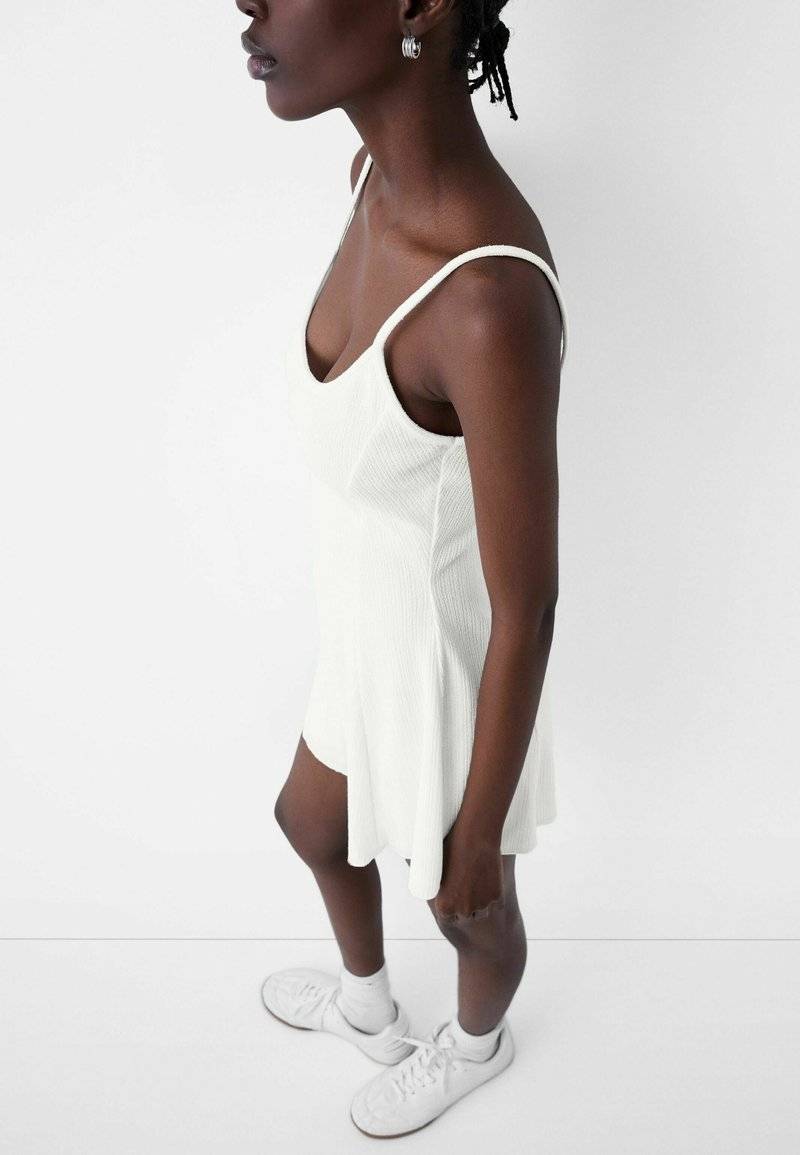 Bershka Bershka PRINTED - PLAYSUIT - Jumpsuit - white Letzte 3 Tage