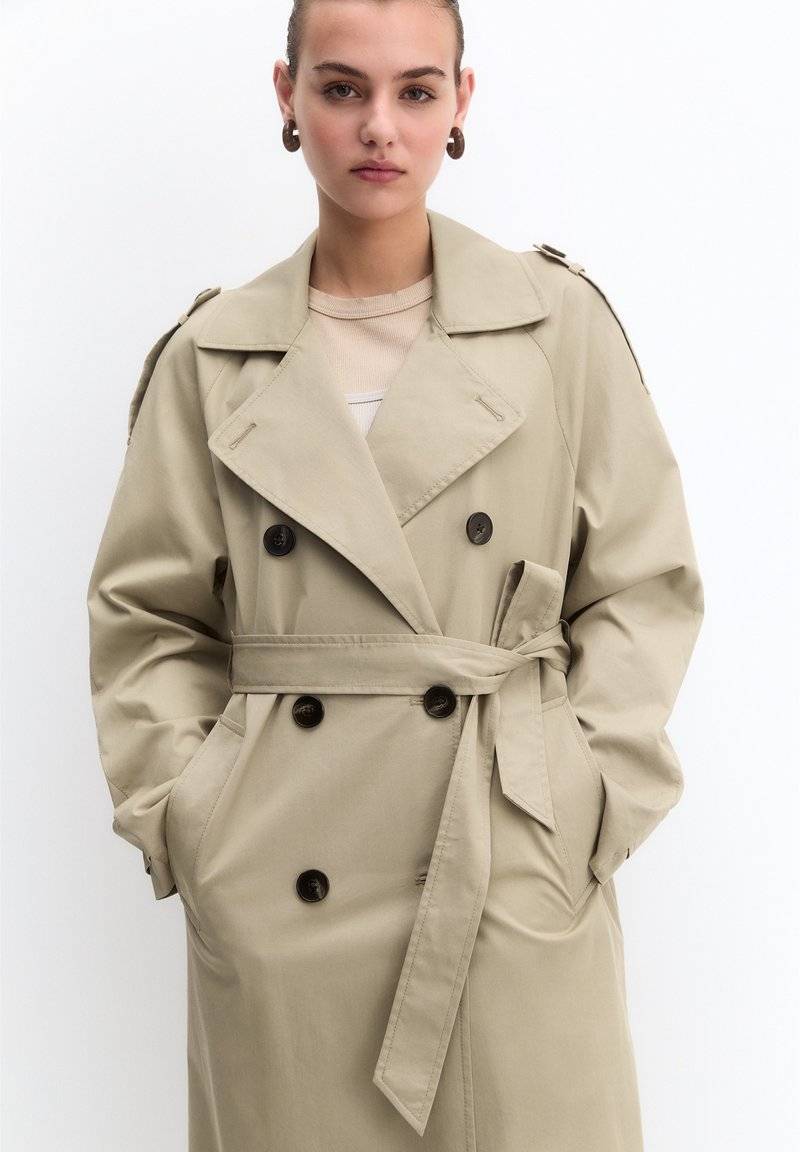 PULL&BEAR PULL&BEAR BASIC - Trenchcoat - beige Bis zu 60% Rabatt