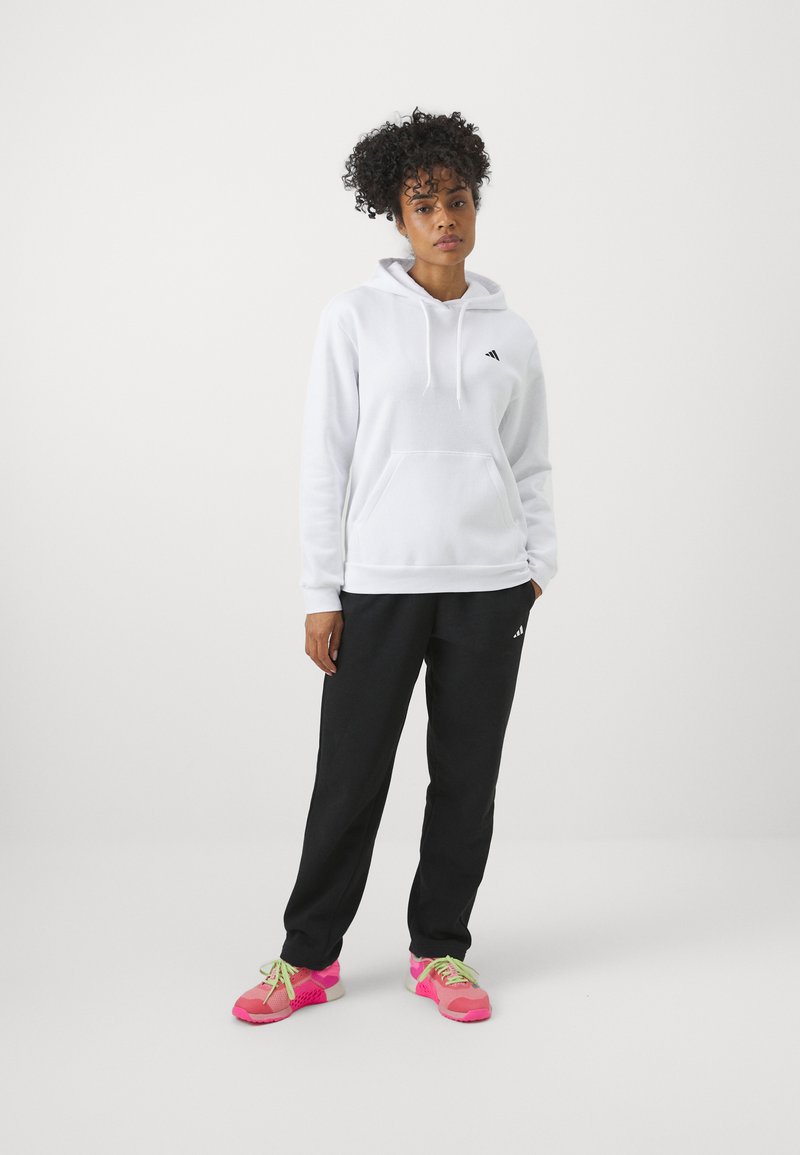 adidas Sportswear adidas Sportswear ESSENTIALS SMALL LOGO FEEL COZY HOODIE - Hoodie - white Discount Store für neue Produkte
