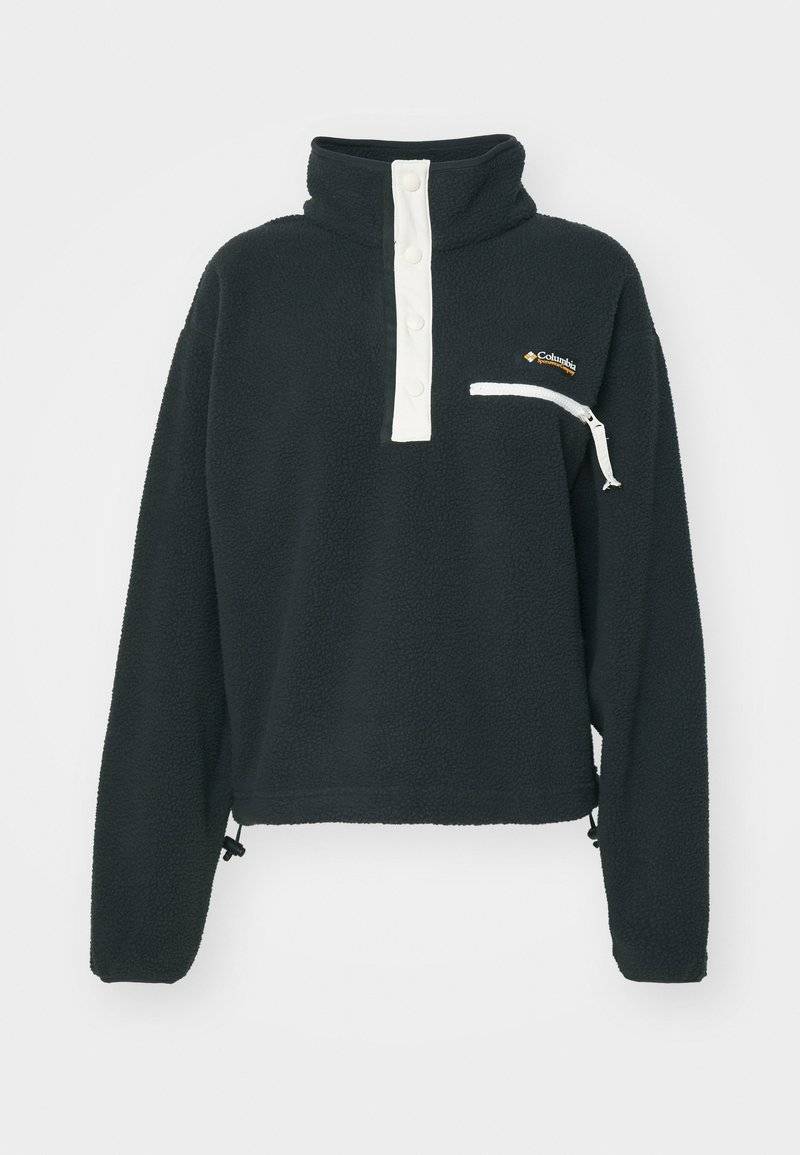Columbia Columbia HELVETIA™ CROPPED HALF SNAP - Fleece jumper - black 2025