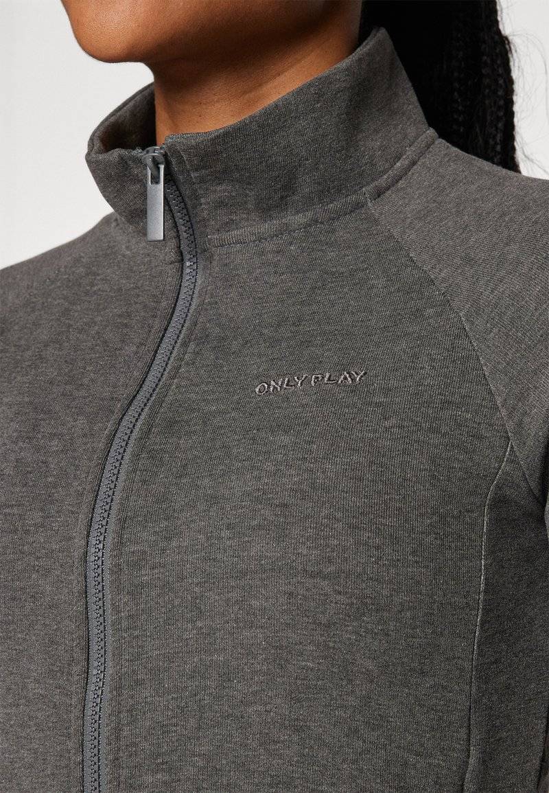ONLY Play ONLY Play ONPMELINA ZIP - Zip-up sweatshirt - dark grey melange Letzte 3 Tage