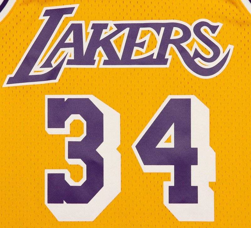 Mitchell & Ness Mitchell & Ness Swingman Los Angeles Lakers - Shaquille O'Neal - NBA jersey - light gold Letzter Tag