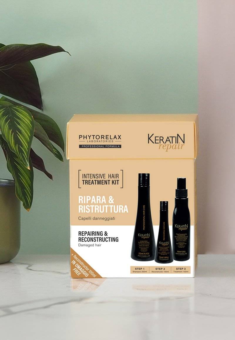 Phytorelax Phytorelax KERATIN REPAIRING AND RECONSTRUCTING TREATMENT KIT (REPAIR SH - Hair set - not defined Discount Store für neue Produkte