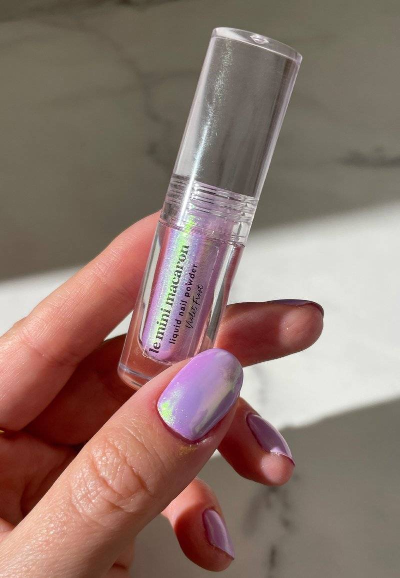 Le Mini Macaron Le Mini Macaron LIQUID NAIL POWDER - Nail polish - violet frost zollfrei