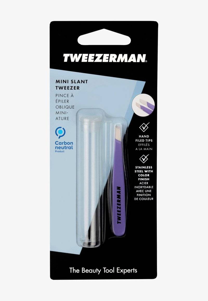 TWEEZERMAN TWEEZERMAN MINI SLANT TWEEZER - Hair removal tool - purple Fabrikverkauf