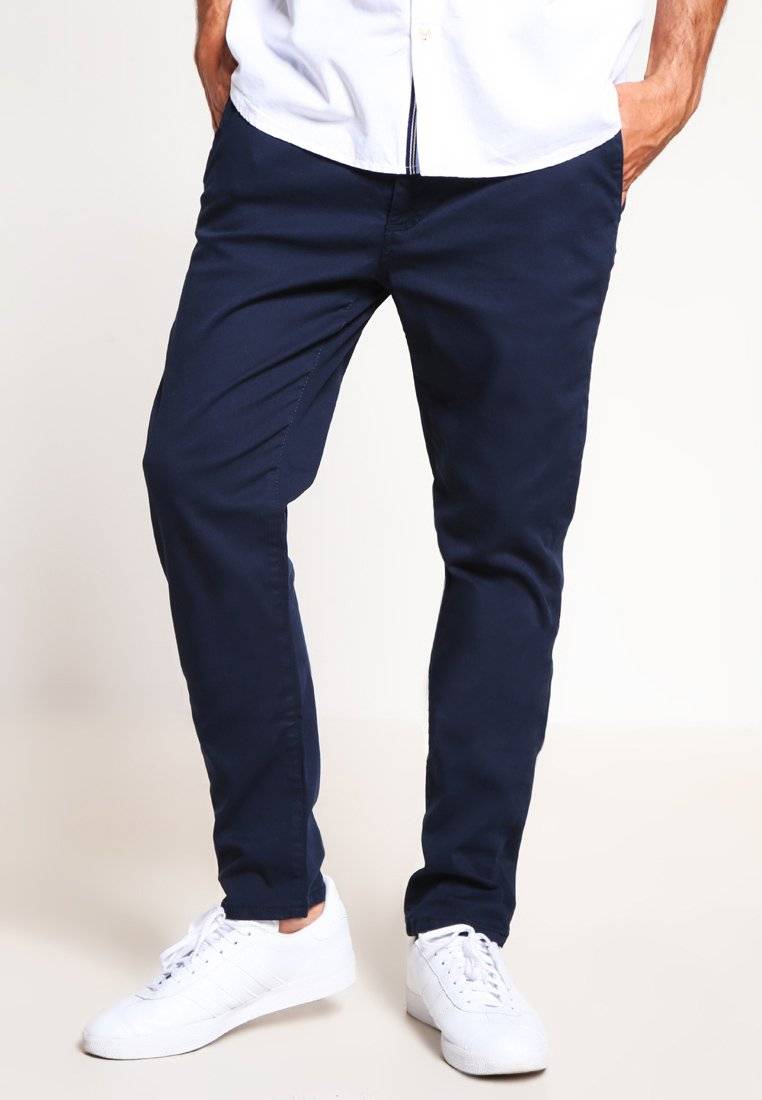 Pier One Pier One Chinos - dark blue Großer Ausverkauf