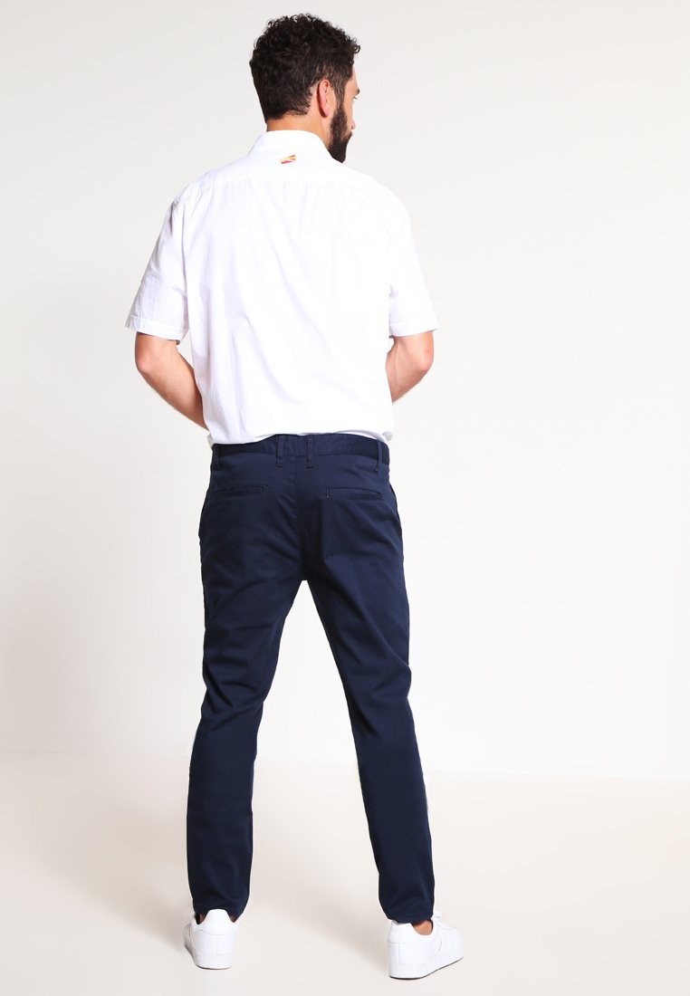 Pier One Pier One Chinos - dark blue Großer Ausverkauf