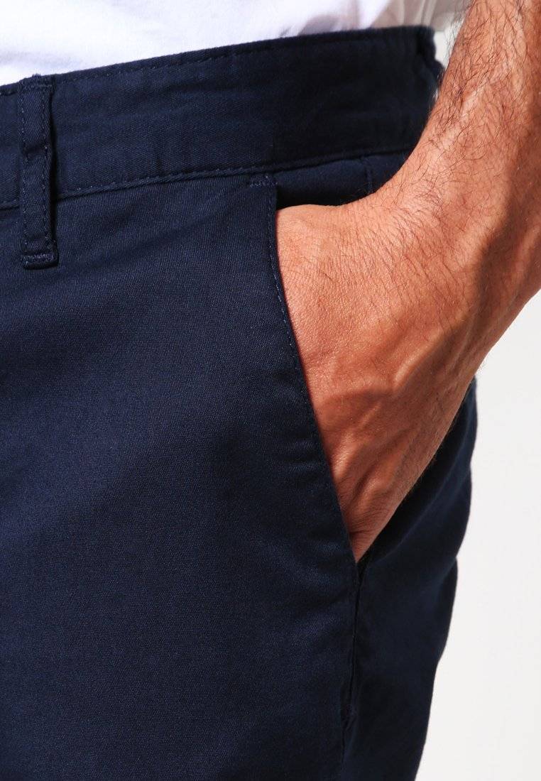 Pier One Pier One Chinos - dark blue Großer Ausverkauf