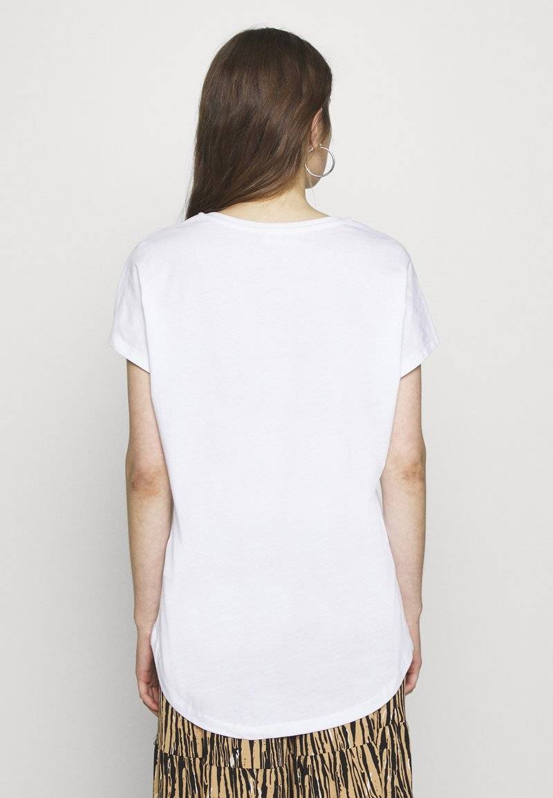 Even&Odd Even&Odd MANDALA ENJOY THE LITTLE THINGS TEE - Print T-shirt - white Exklusivangebot