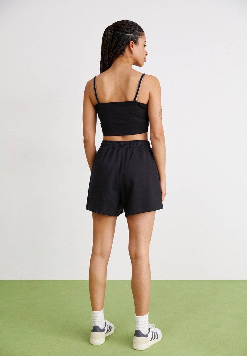 adidas Originals adidas Originals ESSENTIALS - Shorts - black Zeitlich begrenztes Angebot