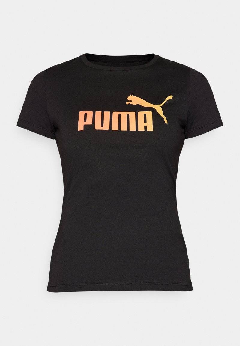 Puma Puma SUMMER SPORTS TEE - Print T-shirt - black Kostenlose Rückgabe