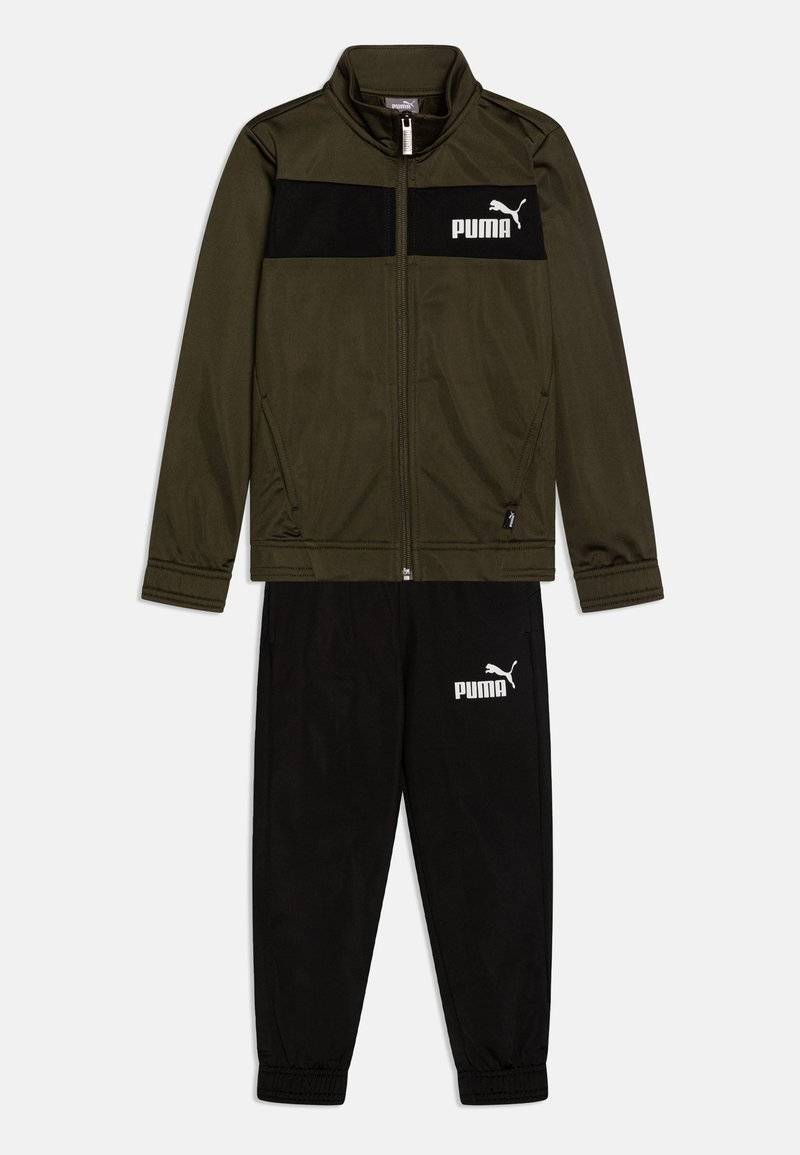Puma Puma SUIT UNISEX SET - Tracksuit - dark olive Begrenzte Freigabe