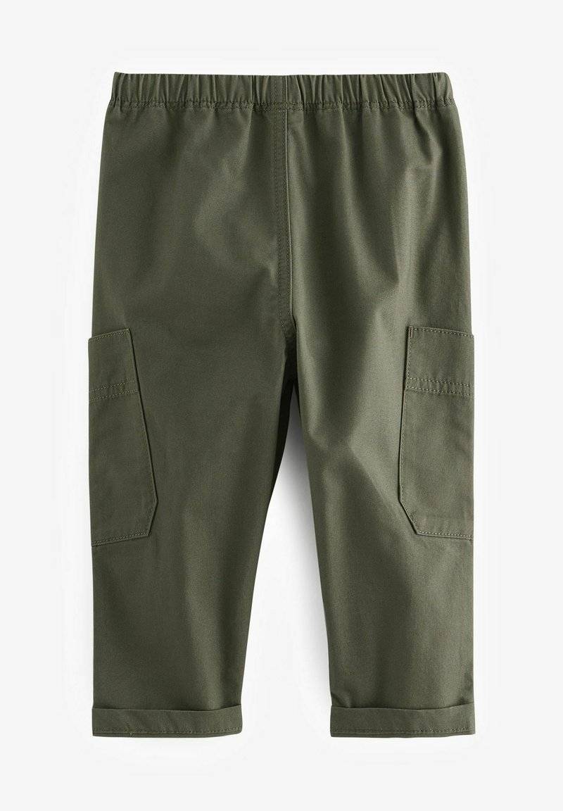 Next Next SIDE POCKET PULL-ON STANDARD - Trousers - khaki green Großer Ausverkauf