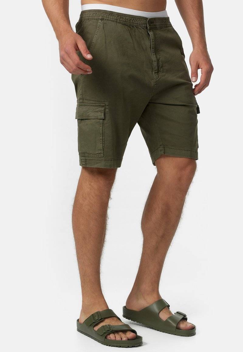 INDICODE JEANS INDICODE JEANS KINNAIRD - Shorts - army Begrenztes Angebot