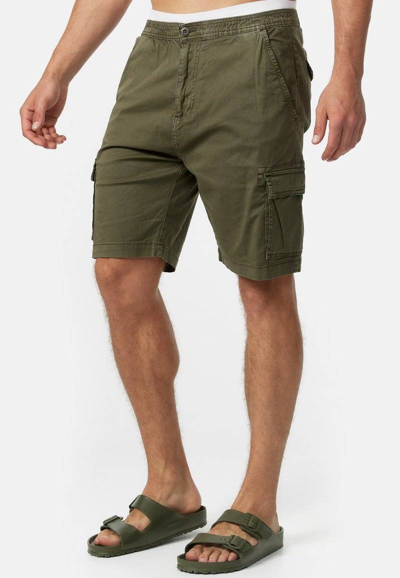 INDICODE JEANS INDICODE JEANS KINNAIRD - Shorts - army Begrenztes Angebot
