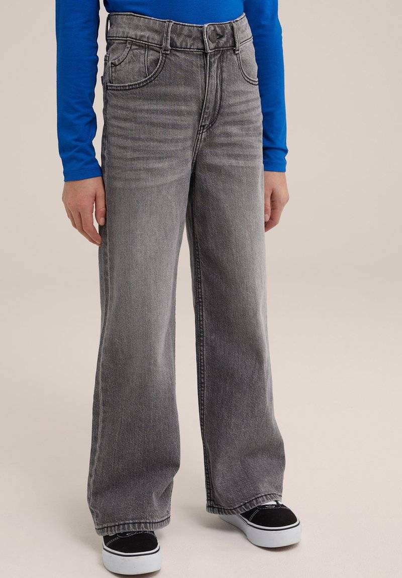 WE Fashion WE Fashion BLUE RIDGE - Flared Jeans - grey Valentinstagsangebot