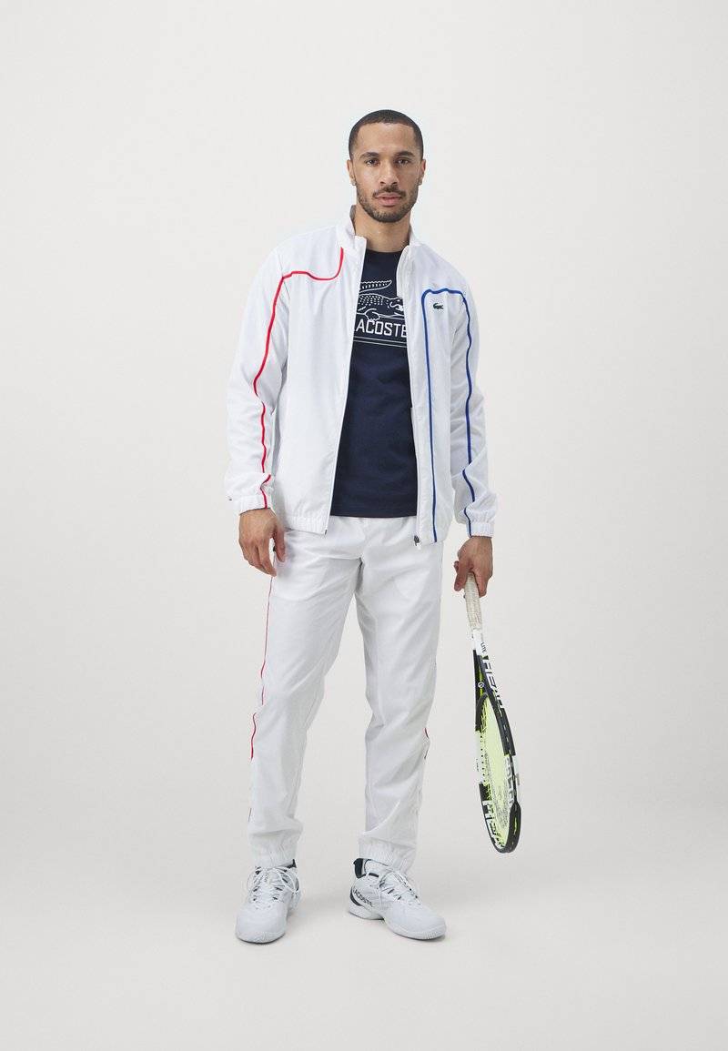 Lacoste Sport Lacoste Sport TRACKSUIT TENNIS PLAYERS - Tracksuit - white Nur für heute