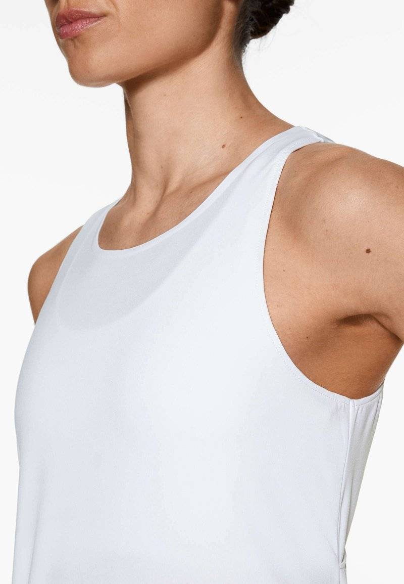 OYSHO OYSHO COMFORTLUX CROSS BACK - Top - white Vierteljährliche Förderung