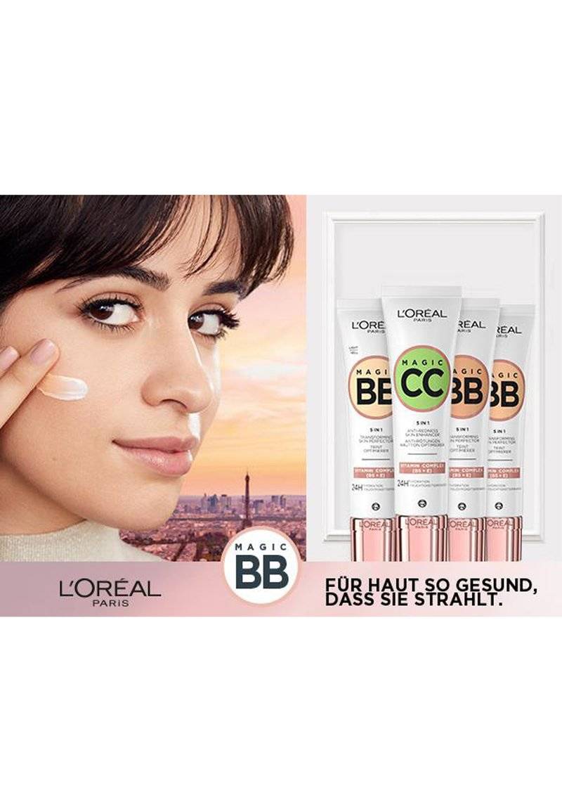L'Oréal Paris L'Oréal Paris MAGIC BB HELL BIS MITTEL - BB cream - 03 medium light Fabrikverkauf