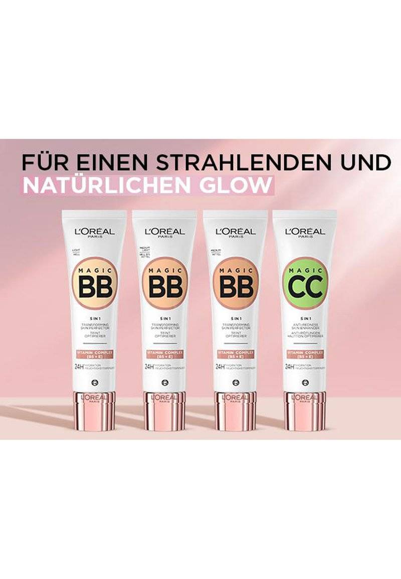 L'Oréal Paris L'Oréal Paris MAGIC BB HELL BIS MITTEL - BB cream - 03 medium light Fabrikverkauf