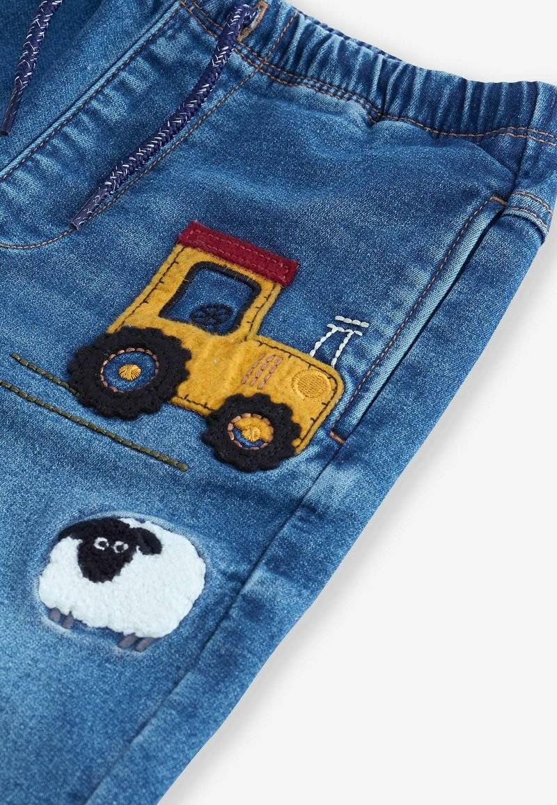 Next Next REGULAR FIT - Jeans Tapered Fit - mid blue farmyard Versandkostenfrei