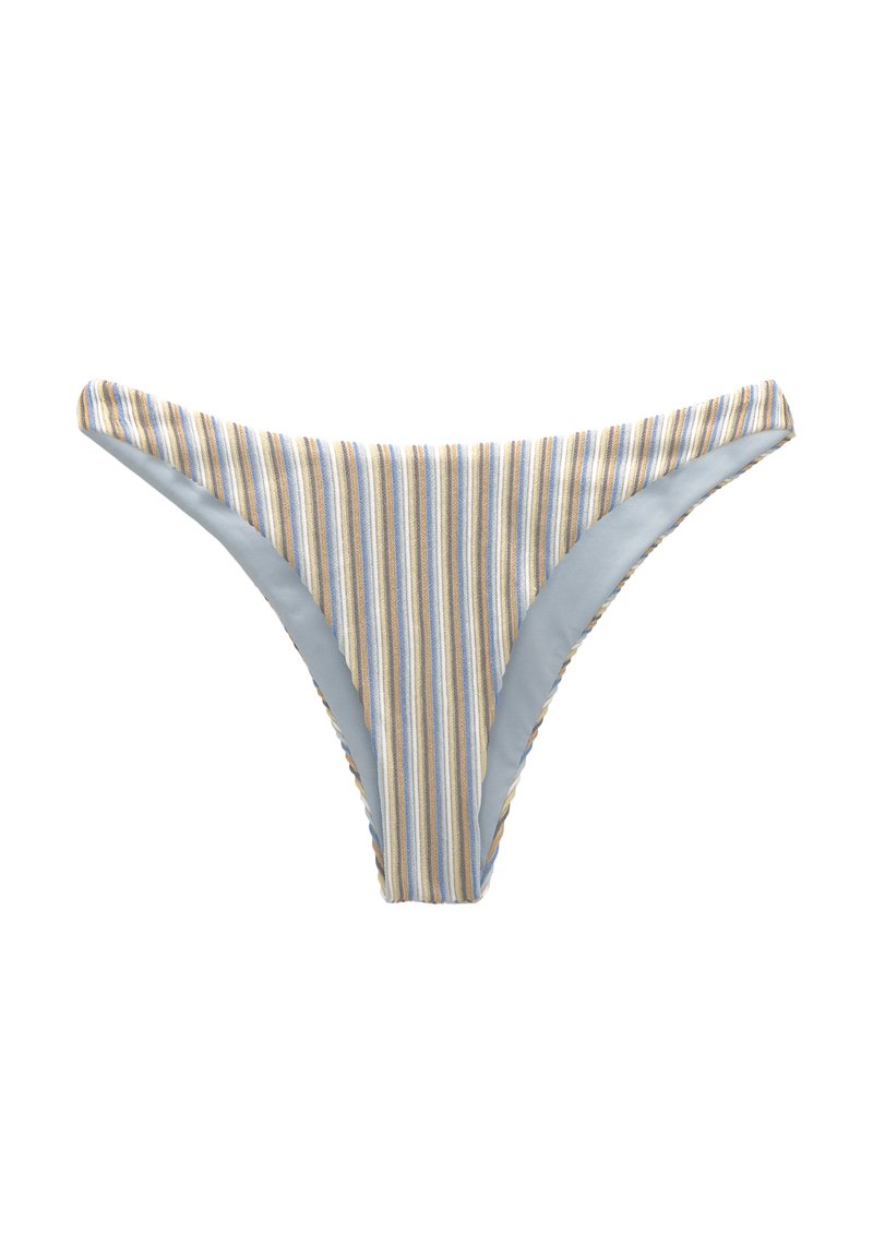 PULL&BEAR PULL&BEAR STRIPED - Bikini bottoms - blue Exklusivangebot