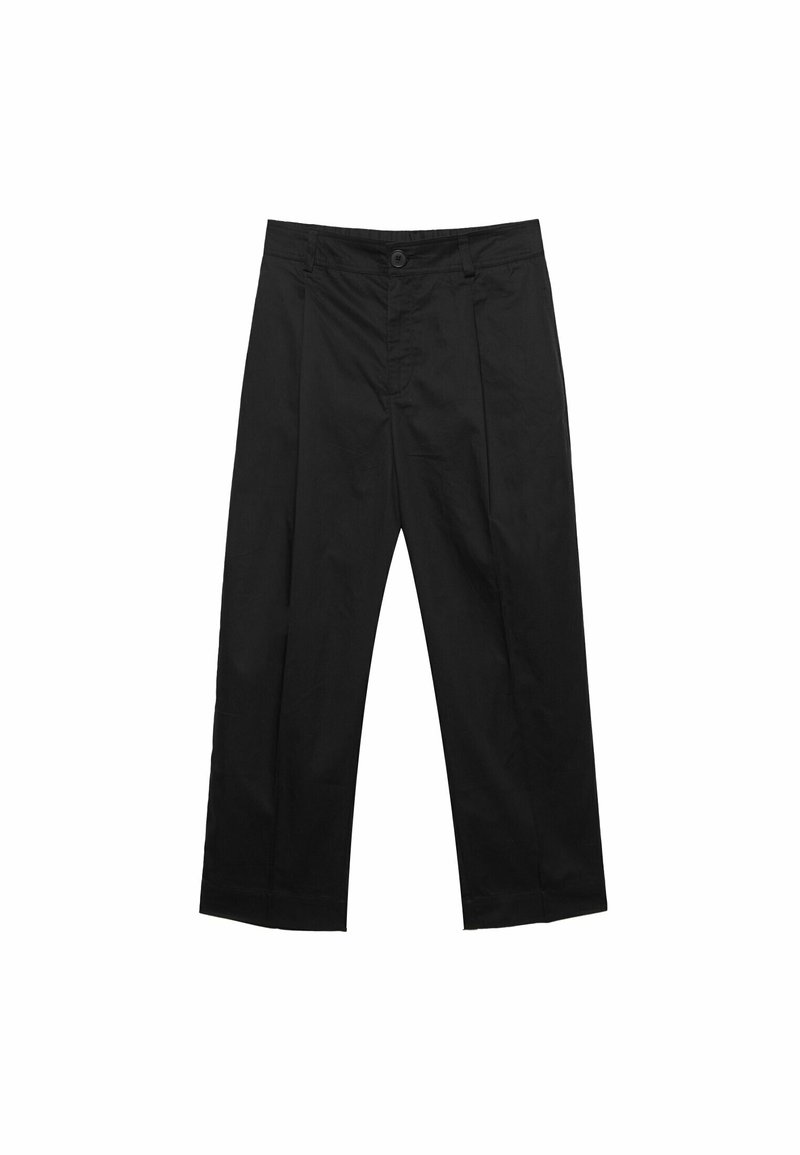 Stradivarius Stradivarius CARROT WITH DARTS DETAIL - Trousers - black Valentinstagsangebot