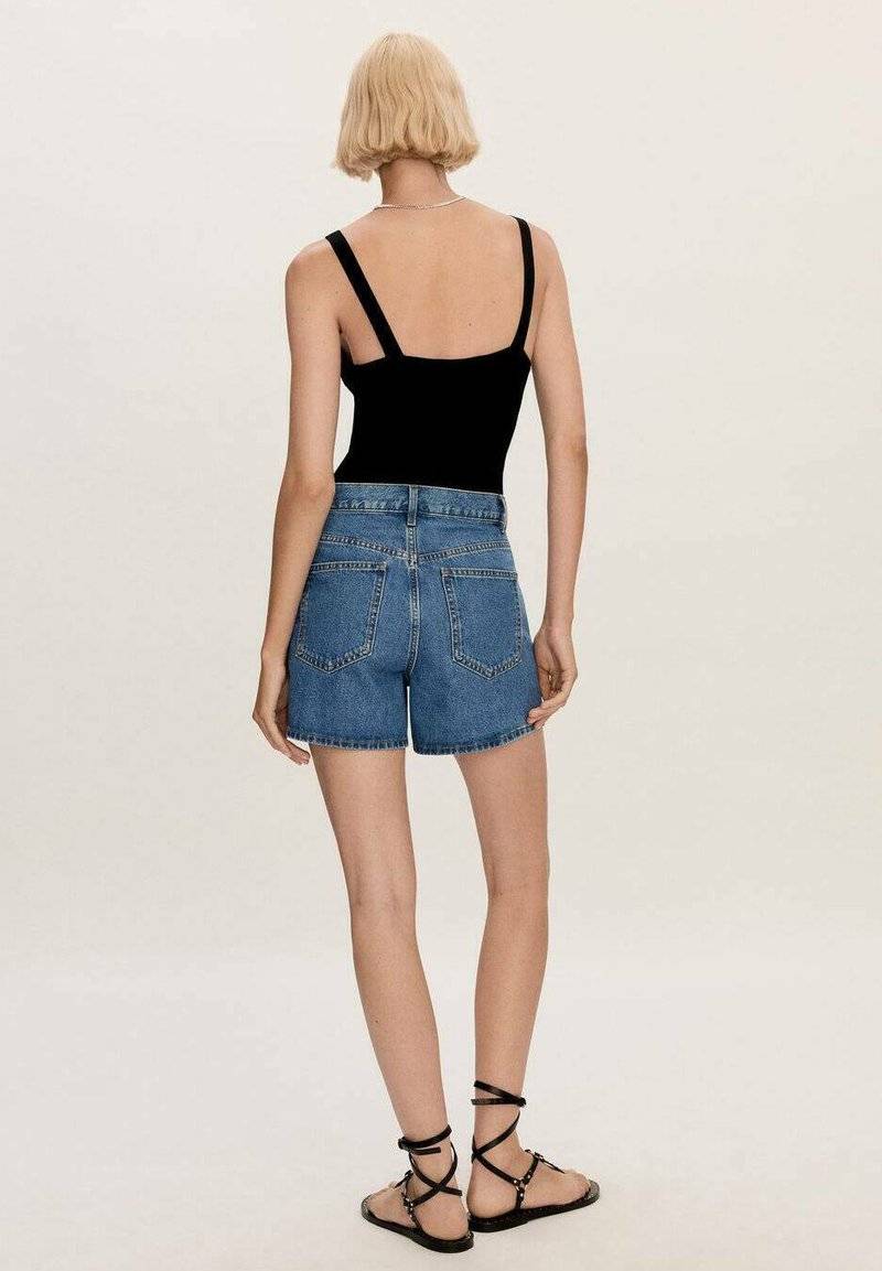 Mango Mango ZOE - Denim shorts - bleu moyen Top Angebot