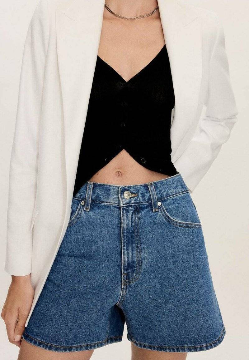 Mango Mango ZOE - Denim shorts - bleu moyen Top Angebot
