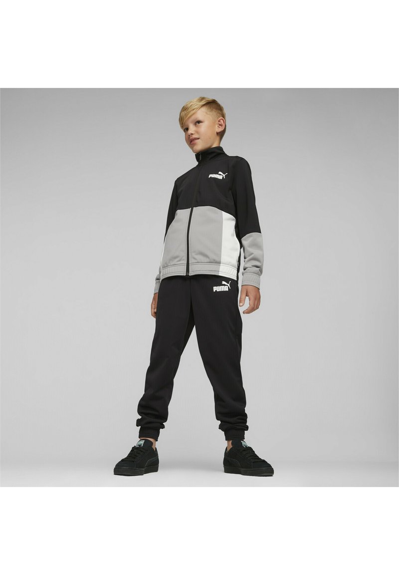 Puma Puma COLORBLOCK SUIT UNISEX SET - Tracksuit - black Saisonale Angebote