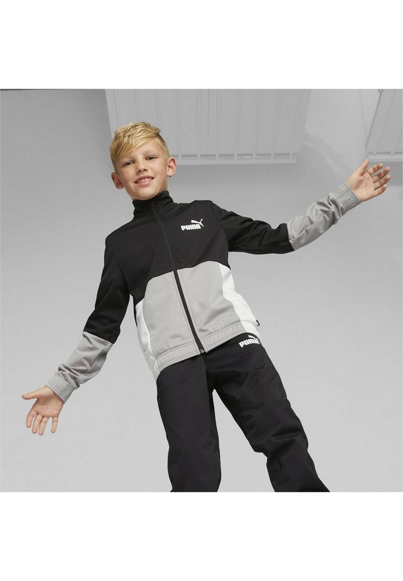 Puma Puma COLORBLOCK SUIT UNISEX SET - Tracksuit - black Saisonale Angebote