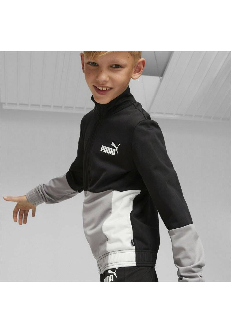 Puma Puma COLORBLOCK SUIT UNISEX SET - Tracksuit - black Saisonale Angebote