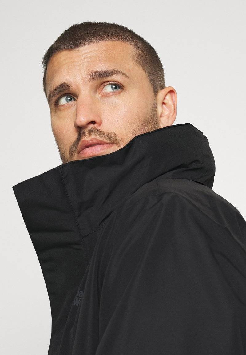 Jack Wolfskin Jack Wolfskin STORMY POINT - Hardshell jacket - black Kauf eins, bekomm eins gratis