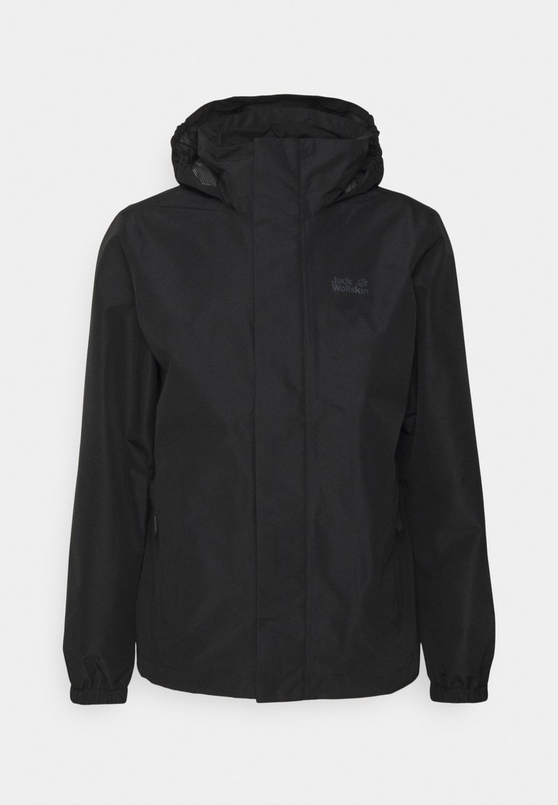 Jack Wolfskin Jack Wolfskin STORMY POINT - Hardshell jacket - black Kauf eins, bekomm eins gratis