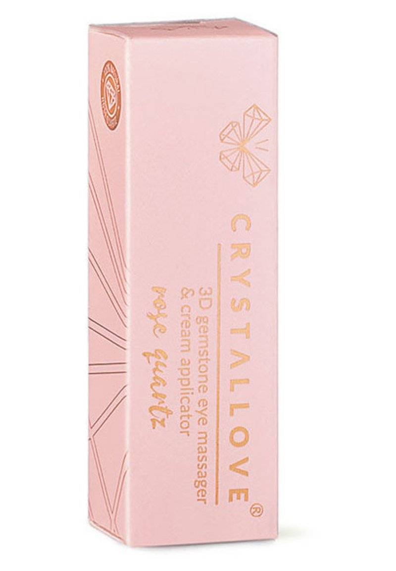 CRYSTALLOVE CRYSTALLOVE ROSE QUARTZ 3D EYE MASSAGER - Skincare tool - gold Super Rabatt