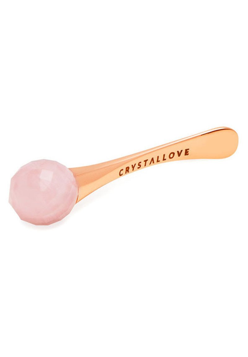 CRYSTALLOVE CRYSTALLOVE ROSE QUARTZ 3D EYE MASSAGER - Skincare tool - gold Super Rabatt