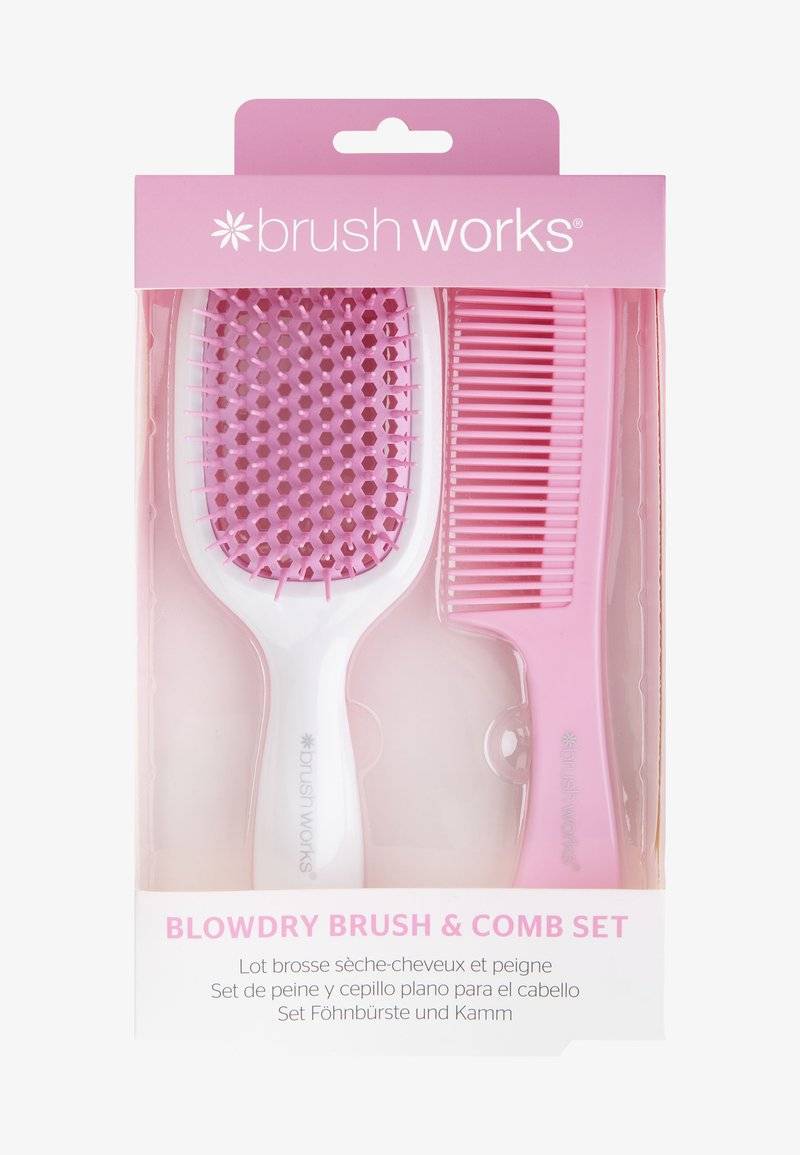 Brushworks Brushworks BRUSHWORKS BLOWDRY BRUSH AND COMB - Hair set - pink & white Im Verkauf