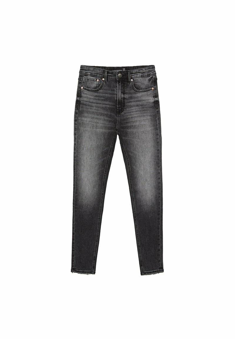 Stradivarius Stradivarius Jeans Skinny Fit - black denim Neuheiten