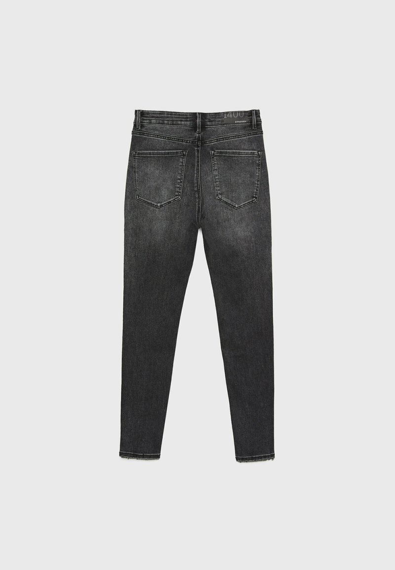 Stradivarius Stradivarius Jeans Skinny Fit - black denim Neuheiten