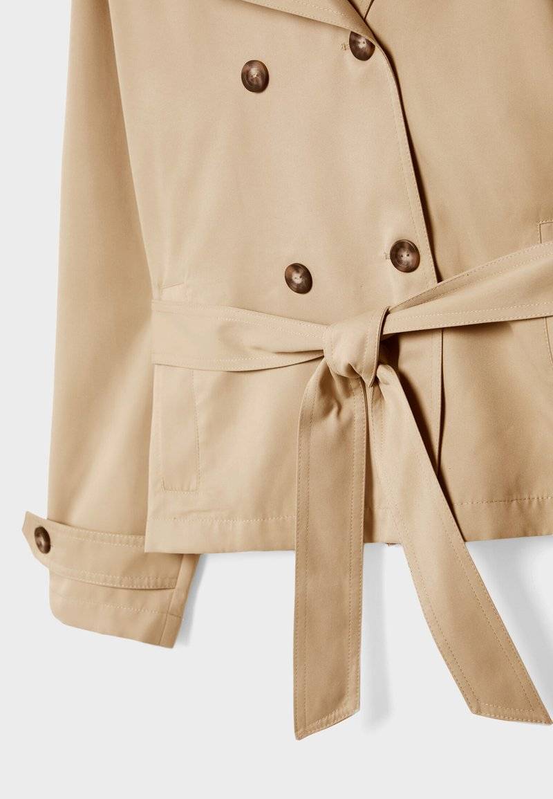 Stradivarius Stradivarius WITH BELT - Summer jacket - beige Tiefpreis
