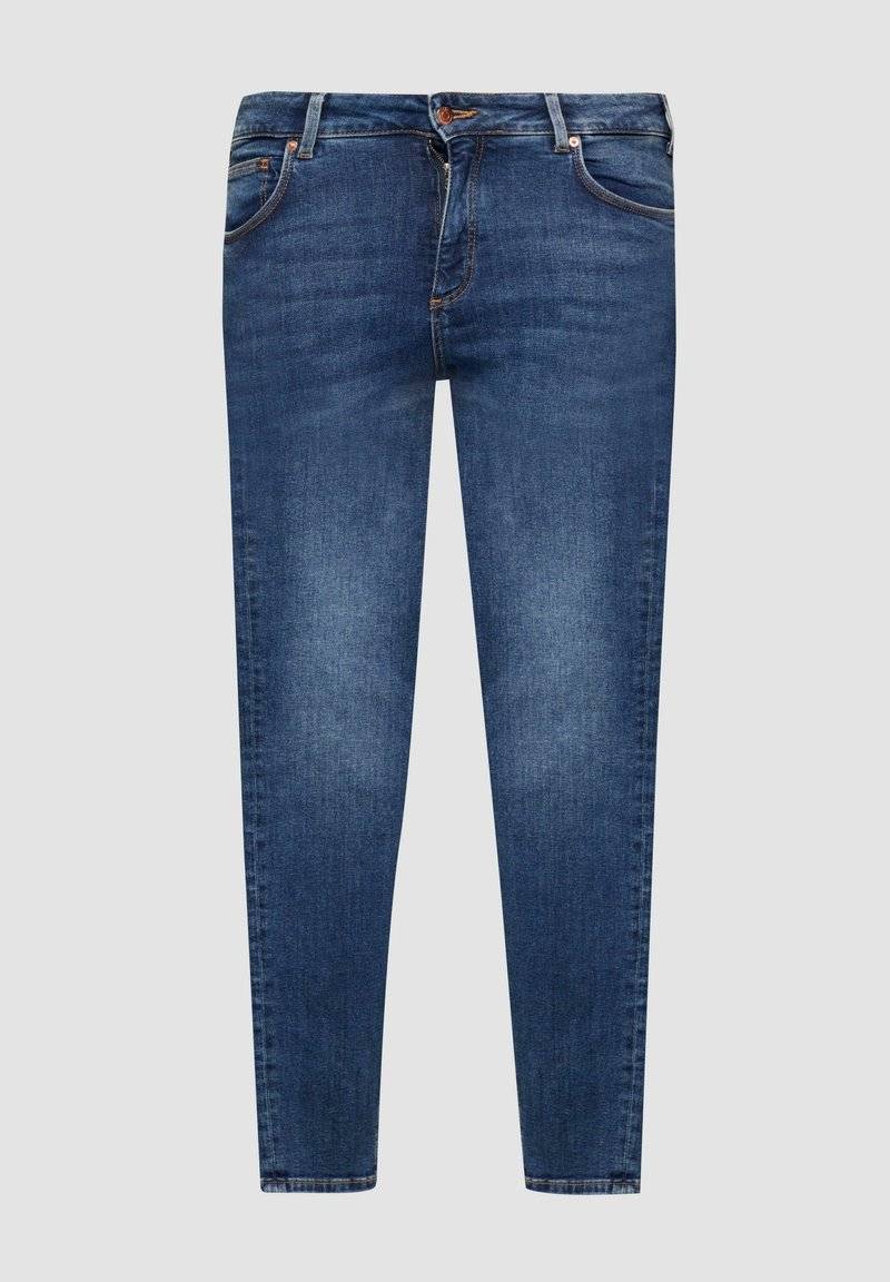 QS QS CURVY MID - Slim fit jeans - blau Begrenzte Freigabe
