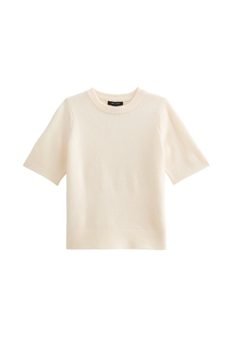 New Look New Look SHORT SLEEVE - Basic T-shirt - cream JETZT KAUFEN