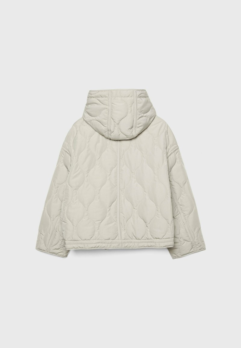 Stradivarius Stradivarius PUFFER - Winter jacket - white Letzter Tag