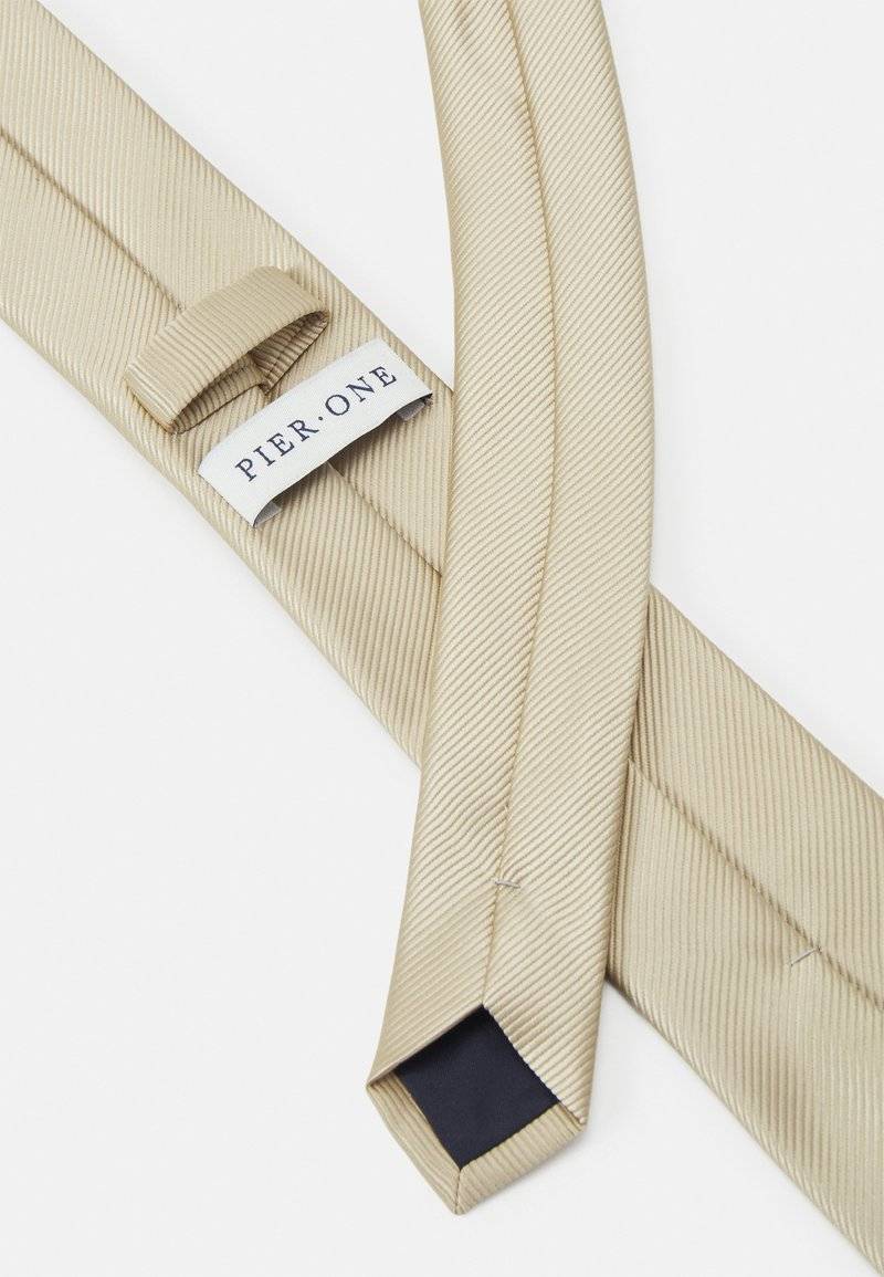 Pier One Pier One Tie - beige Bis zu 65% Rabatt