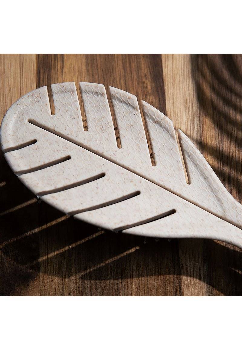 So Eco So Eco SO ECO BIODEGRADABLE DETANGLING LEAF BRUSH - Brush - stone zollfrei