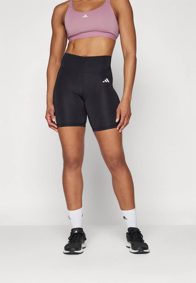 adidas Performance adidas Performance OPTIME ESSENTIALS STASH POCKET SHORT - Leggings - black JETZT KAUFEN