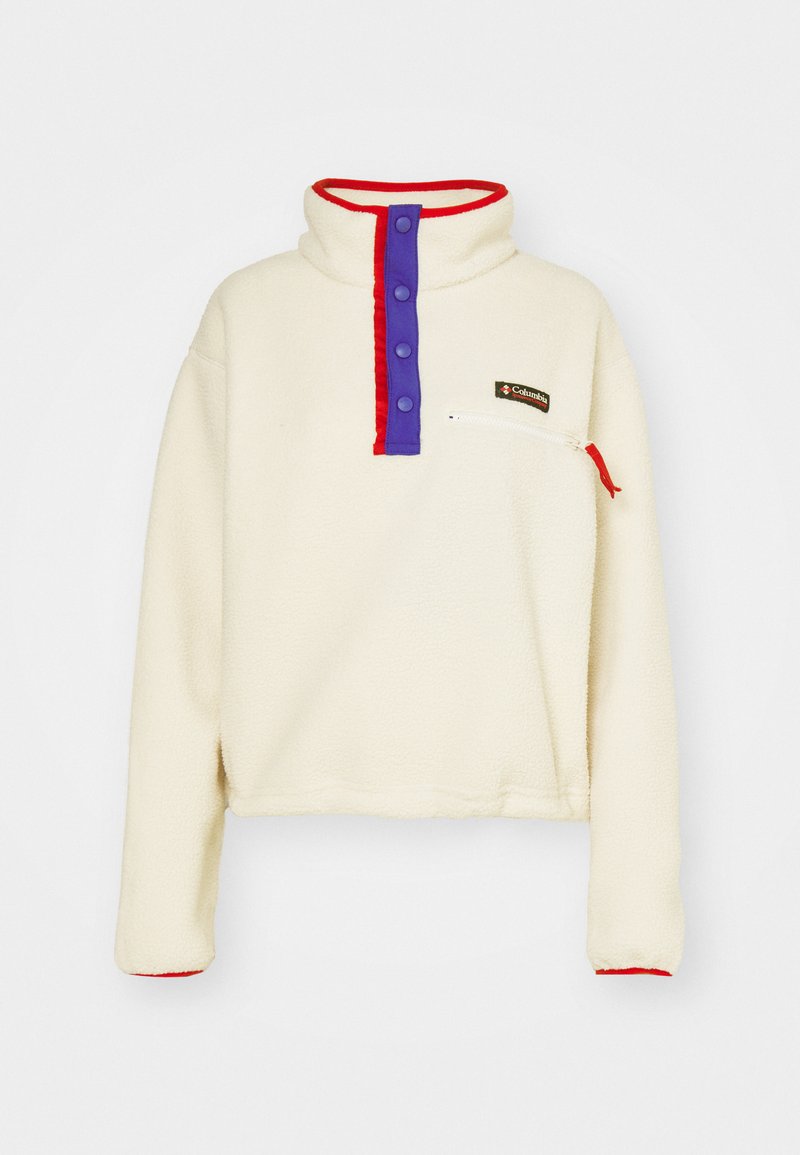 Columbia Columbia HELVETIA™ CROPPED HALF SNAP - Fleece jumper - chalk Discount Store für neue Produkte