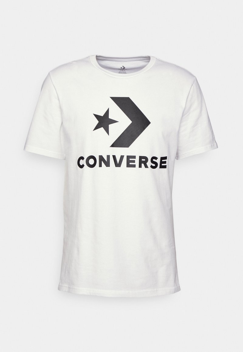 Converse Converse GO TO STAR CHEVRON TEE UNISEX - Print T-shirt - white zollfrei